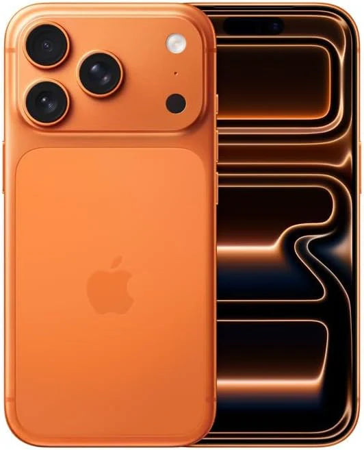 Apple iPhone 17 Pro, Versión de EE. UU., 256GB, eSIM, Naranja Cósmico - Desbloqueado (Reacondicionado)