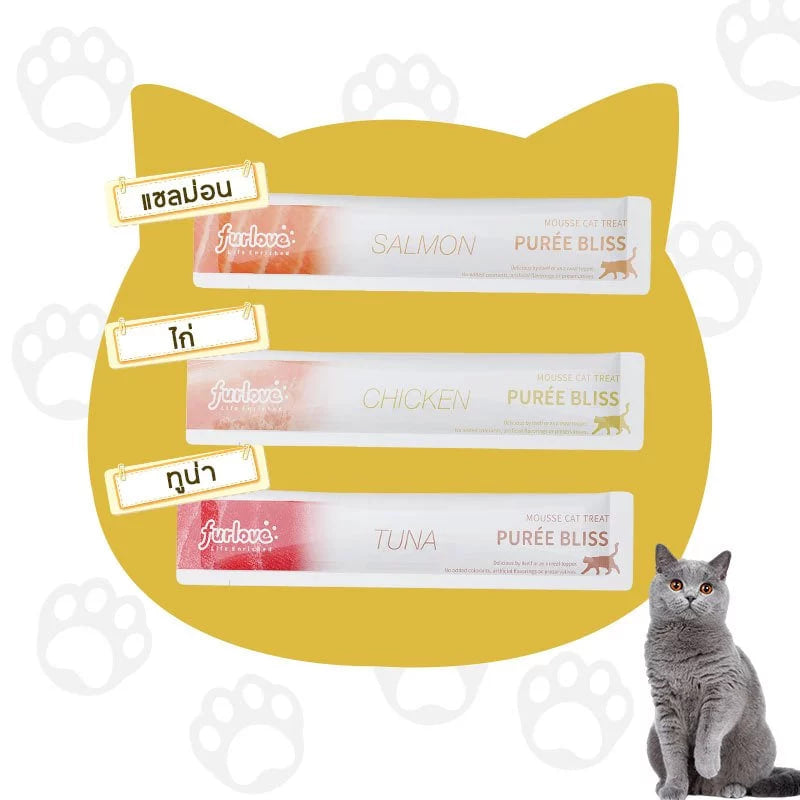 FURLOVE ขนมแมวเลียโซเดียมต่ำ รสกลมกล่อม 15กรัม