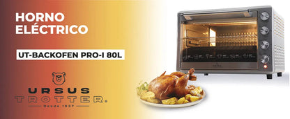 URSUS TROTTER | Horno Eléctrico 80 Litros Ut-Backofen- Ursus Trotter