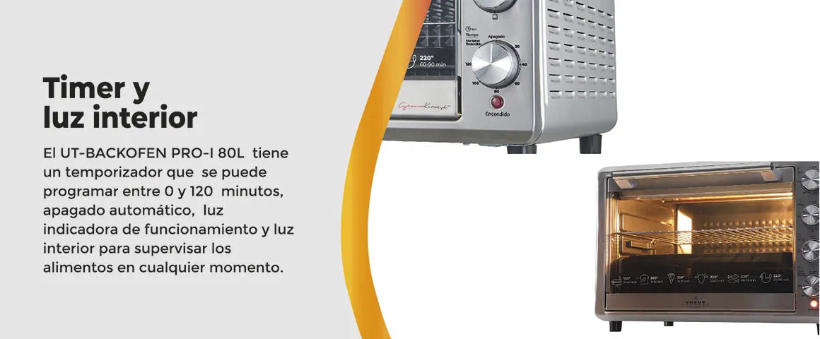 URSUS TROTTER | Horno Eléctrico 80 Litros Ut-Backofen- Ursus Trotter