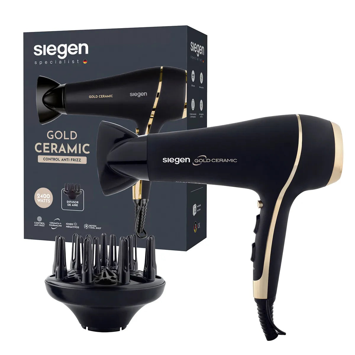 SIEGEN | Secador De Pelo Siegen SG-3035 2400W