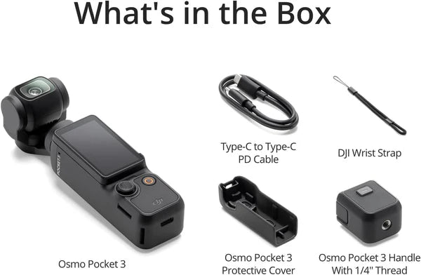 Oferta de Aniversario de Cantidad Limitada: DJI Osmo Pocket 3, Cámaras de Vlogging con CMOS de 1'' y Cámara de Vlog 4K/120fps, Estabilización de 3 Ejes, Enfoque Rápido, Seguimiento de Rostros/Objetos,